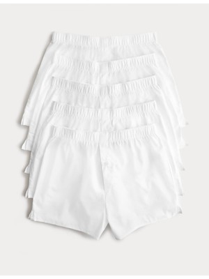 Marks & Spencer 5'li Saf Pamuklu Boxer