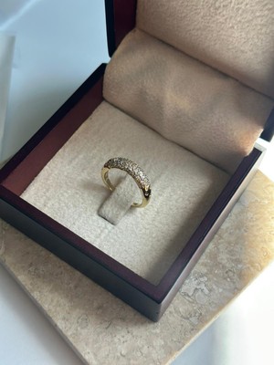 Luckyb Store Ayarlanabilir Gold Remk Taşlı Yüzük