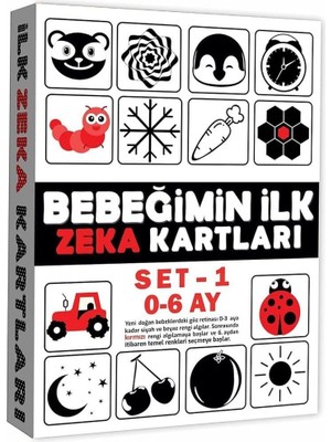 My Best Store 2199 Eğitici Kartlar 0-6 Ay Zeka Kartları