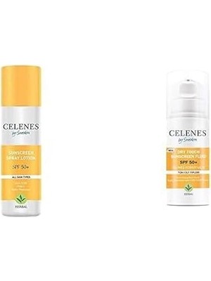 Plus Moda Herbal Spf 50+ Güneş Koruyucu Spray Losyon (150 Ml) Xcelenes Herbal Dry Yüksek Korumalı Fluid 50 Spf Güneş Koruyucu Yüz ve Dekolte Bölgesi