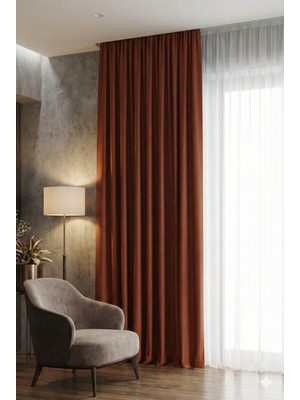 Miabella Home Mr.stock Blackout Işık Geçirmez Güneşlik Fon Perde Tek Kanat  - 12189