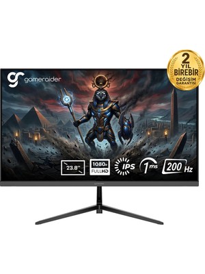 Gameraider Atum GR24F20I 23.8 Inç 200Hz 1ms Full Hd Adaptive Sync IPS Gaming Monitör