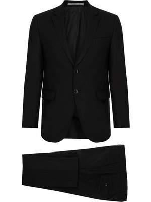 İGS Erkek Siyah Slim Fit Dar Kalıp Takım Elbise