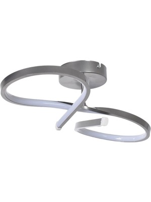 UltraMint Modern Gri ve Beyaz LED Avize, Yatak Odası, Salon ve Mutfak Holu Için