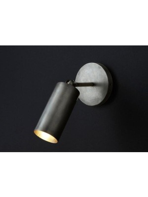 UltraMint Rustik Mafsallı Gri LED Spot Aplik Gün Işığı, Enerji Tasarruflu ve Şık