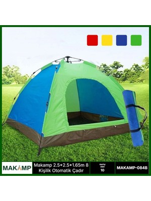 AyrStore Makamp 8 Kişilik Otomatik Kurulumlu Çadır