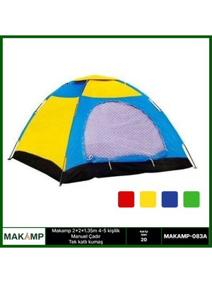 AyrStore Makamp 4 Kişilik Manuel Çadır