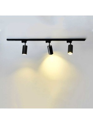 Led 360 Derece LED Ray Spot Siyah Kasa Gün Işığı 1 M 3'lü