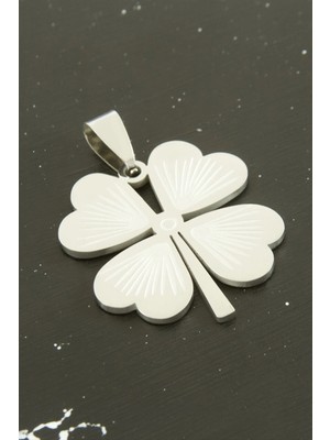 sbodurhome Yonca Çelik Kolye Ucu 3,5 cm