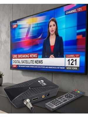 AyrStore Hd Uydu Alıcısı Full Hd Görüntü HDMI USB Wifi Destekli