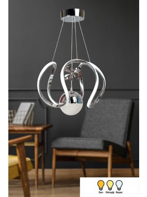 UltraMint Modern Çok Renkli Metal Sarkıt LED Aydınlatma, Şık ve Şık Tasarım