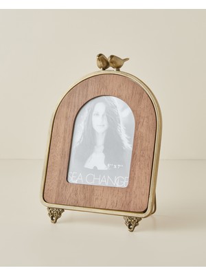 English Home Jayden MDF Çerçeve Kahve – Gold 13X18 cm Şık Tasarım ve Modern Renk