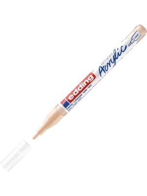  edding markör kalem akrilik ınce uçlu bej 255 (10 lu paket)