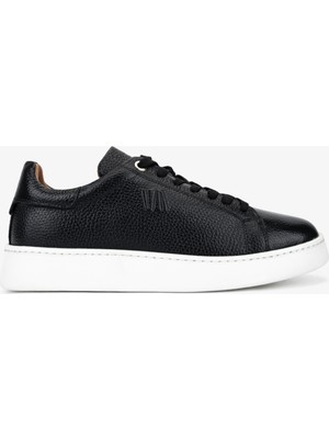 Valmenti Erkek Hakiki Deri Siyah Sneakers & Spor Ayakkabı 04 4401 Erk Ayk Y26 Sıyah