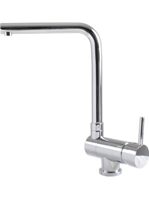 Elleci - Danubio Pencere Önü Eğilebilir Krom Eviye Armatürü Outlet - Mıkdancr-
