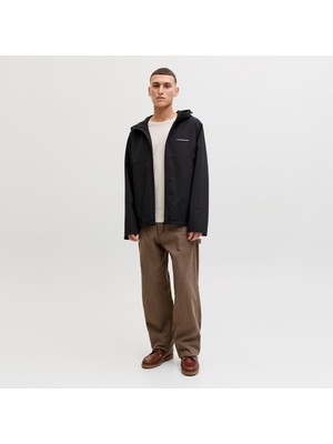 Jack & Jones Erkek Logo Detayli Kapüsonlu Ceket - Fusion