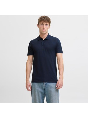 Jack & Jones Erkek Nakis Detayli Polo Yaka Tisört - Paulos
