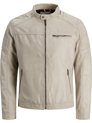 Jack & Jones Erkek Kisa Kesim Biker Ceket - Tano