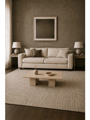Miarik Design Mardy-Traverten Düz Tabla  Orta Sehpa