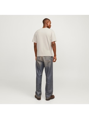 Jack & Jones Erkek Gögüs Baskili Rahat Kalip Tisört - Legacy