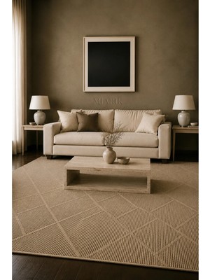 Miarik Design Fernando-Traverten Düz Tabla Orta Sehpa