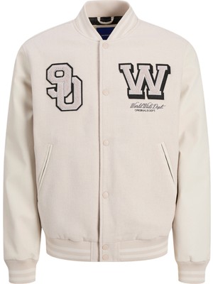 Jack & Jones Erkek Beyzbol Yaka Bomber Ceket - Crew