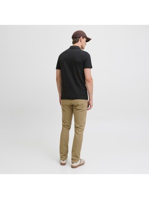 Jack & Jones Erkek Nakis Detayli Polo Yaka Tisört - Paulos