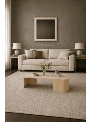 Miarik Design Asimetrik Traverten Orta Sehpa