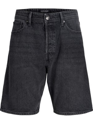 Jack & Jones Erkek Relaxed Fit Yüksek Bel Jean Sort - Tony