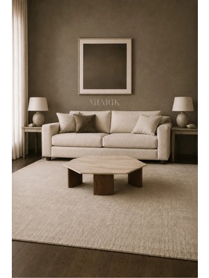 Miarik Design Virginia- Ahşap Ayak Orta Sehpa