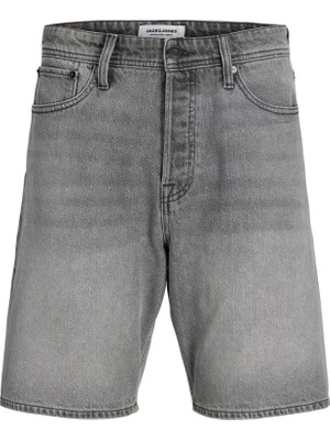 Jack & Jones Erkek Relaxed Fit Yüksek Bel Jean Sort - Tony