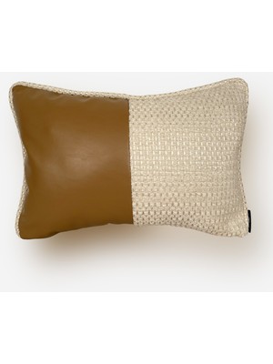 Lidoma Home "bouclé & Leather" Deri Kırlent Kılıfı - 30X50