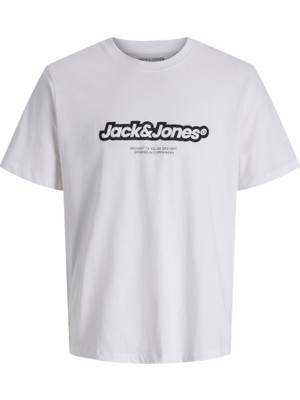Jack & Jones Erkek Gögüs Baskili Rahat Kalip Tisört - Vesterbro