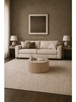 Miarik Design Traverten Papatya Yuvarlak Sehpa