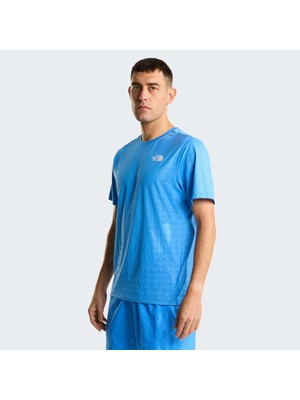 The North Face M 24/7 Pentadome Embossed Reg Ss Tee Blue