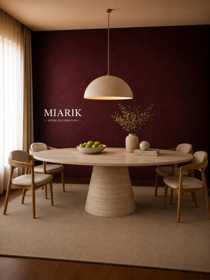 Miarik Design Traverten Takov Yemek Masası