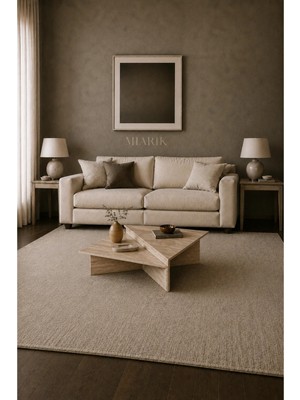 Miarik Design Doğal Traverten Orta Sehpa 70X70