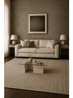 Miarik Design Traverten Çapraz Model Orta Sehpa