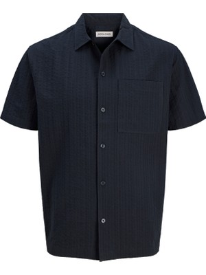 Jack & Jones Erkek Relaxed Fit Kisa Kollu Gömlek - Easton