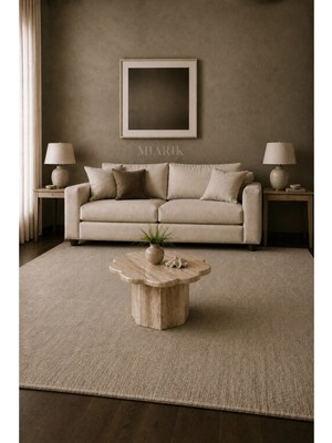 Miarik Design Arte Marble Traverten Çiçek Yan Sehpa