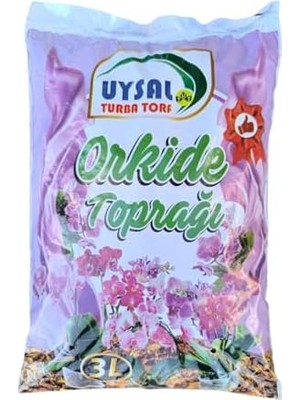 Vuralsin38 Orkide Toprağı (3 Litre), Vitaminli Orkide Toprağı, Orkide Çiçeklendirme Toprağı Orkide