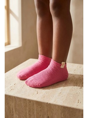 Katia & Bony Kız Çocuk Unicorn Etiketli Pembe Step Çorap