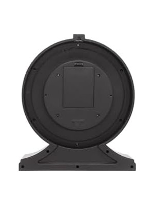 Vuralsin38 Premium Serisi Modern Kadranlı Döner Çarklı 32X28 cm Ev ve Ofis Masa ve Duvar Saati Rakamlı Bronz