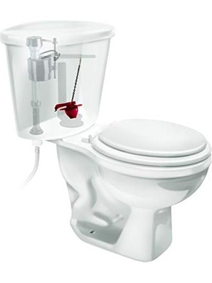 Vuralsin38 Performax 502CN3 Evrensel Klozet Kapağı, 5,1 cm Yıkama Valfleri Için, Ayarlanabilir Masif Çerçeve Tasarımı, Kolay Kurulum, 3 Adet, Kırmızı, 3 Adet (2 Paketi)