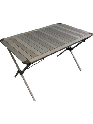 Nurgaz Campout Alüminyum Kamp Masası Büyük Xxl Katlanabilir Metal Yapı ile Hafif ve Pratik