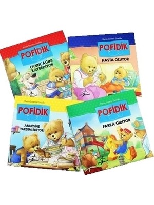 Çocuk Gezegeni Pofidik Çocuk Öykü Seti 4 Kitap Takım Maria Loretta Giraldo 3-6 Yaş Aralığı için Eğlenceli