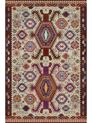Vuralsin38 Emara Şönil Kaymaz Doğal Pamuk Tabanlı Yıkanabilir Antibakteriyel Çevre Dostu Salon Halısı 140X200