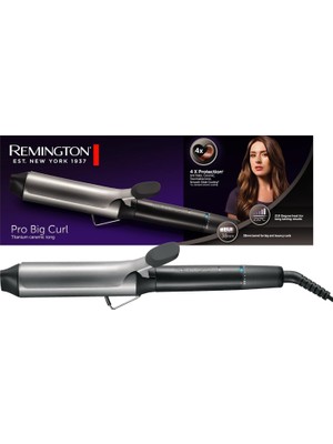 Vuralsin38 Saç Maşası Pro Big Bukle, Büyük Bukleler Için 38 Mm, 4 Kat Koruma, Antistatik Seramik Turmalin Kaplama, 8 Sıcaklık Ayarı, 30 Saniye Isınma Süresi, Gümüş / Gri CI5538