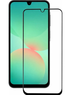Fibaks Galaxy A24-25 Kırılmaz Cam Tam Ekran Koruyucu 150cc Antistatik Büyük Kenar 9h Temperli Koruma
