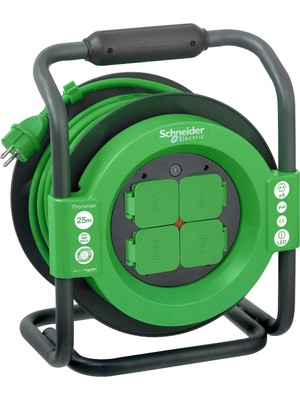 Klasik Kablo Makarası 25M IP44 Ho7 3g2.5 Kablo Topraklı IMT33148